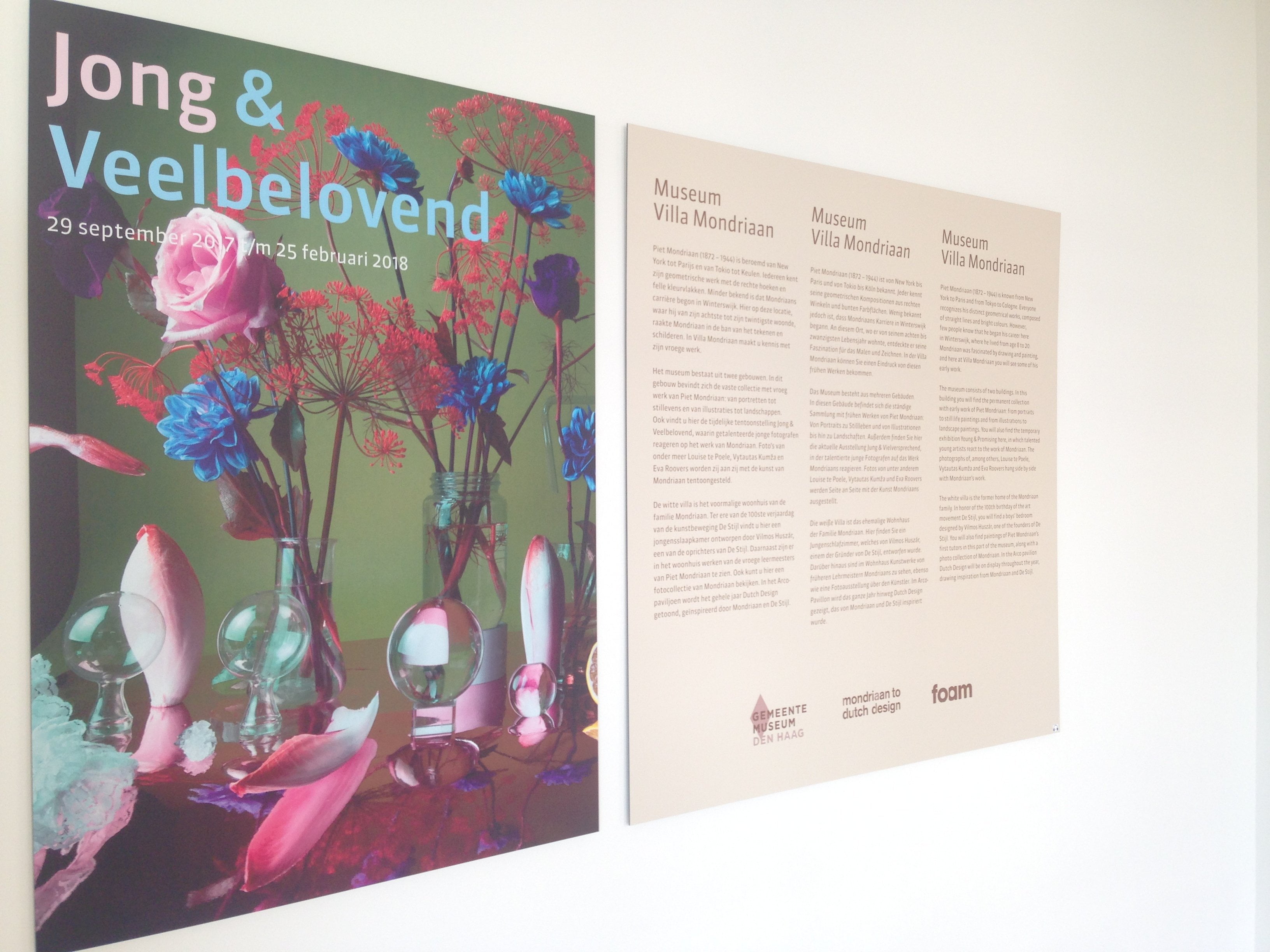 Museum Villa Mondriaan, text board